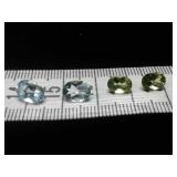 PERIDOT:AQUAMARINE:CRYSTAL JEWELS 4 X BID