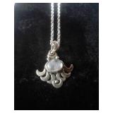 STERLING SILVER NECKLACE 6.0GRAMS