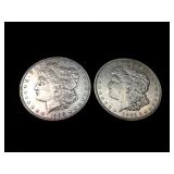 1896:1921 MORGAN SILVER DOLLARS 2 X BID