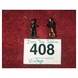 VINTAGE IRON TOY SOLDIERS