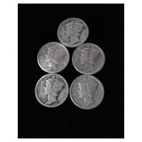 MERCURY SILVER DIMES