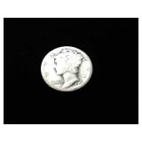 1919 MERCURY SILVER DIME