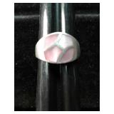 SZ.8 STERLING SILVER RING 5.0GRAMS