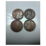 1910:1918-D:1924:1925 WHEAT PENNIES