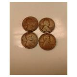 1910:1911:1919-S:1927 WHEAT PENNIES