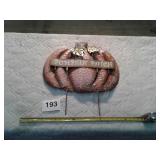 METAL pumpkin YARD DECORATION