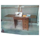 Universal SEWING machine and CABINET