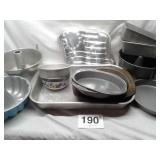 WILTON FLAG PAN, BUNDT PAN, ANGEL FOOD,  ETC.