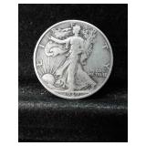 1939 WALKING LIBERTY SILVER HALF DOLLAR