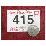 1926-S PEACE SILVER DOLLAR