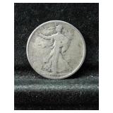 1918S WALKING LIBERTY SILVER HALF DOLLAR