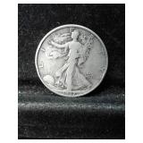 1937 WALKING LIBERTY SILVER HALF DOLLAR