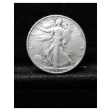 1945 WALKING LIBERTY SILVER HALF DOLLAR