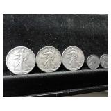 WALKING LIBERTY SILVER HALF DOLLARS:WWII STEEL