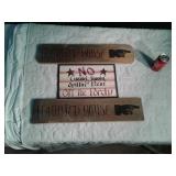 Signs HOME DECORATIONS