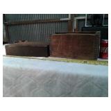 REMINGTON BOX LID:PRIMITIVE AMMO WOODEN BOX