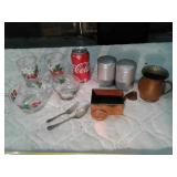 SS SALT&PEPPER SHAKERS:GLASSWARE