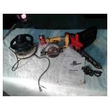 CRAFTSMAN ELEC. CHAIN SAW:CAR BUFFER:DEWALT TRIM