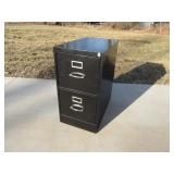 2 DRAWER METAL FILING CABINET