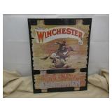 WINCHESTER FIREARMS AMMUNITION METAL SIGN