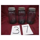 BALL JARS, GALVANIZED LIDS