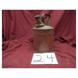 RED FUEL CAN...PROTECTO SEAL..CHICAGO