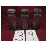 BALL JARS, GALVANIZED LIDS