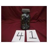 BALL JAR OF MARBLES
