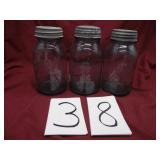 BALL JARS, GALVANIZED LIDS
