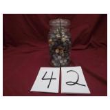 BALL JAR OF MARBLES