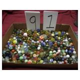 FLAT OF MARBLES