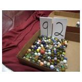 PARTIAL FLAT OF MARBLES