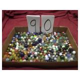 FLAT OF MARBLES