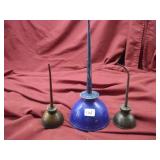 LOT OF 3 OIL CANS