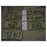 LOT OF LICENSE PLATES