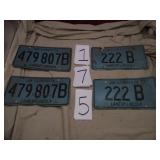 LOT OF LICENSE PLATES