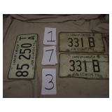 LOT OF LICENSE PLATES