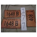 LOT OF LICENSE PLATES
