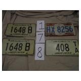 LOT OF LICENSE PLATES