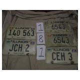 LOT OF LICENSE PLATES