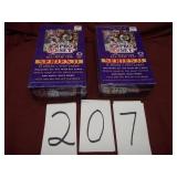 2 BOXES OF FOOTBALL CARDS