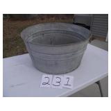 GALVANIZED TUB