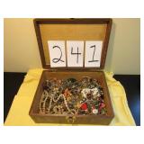 BOX OF MISC. JEWELRY