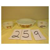 PYREX/FIREKING CASSEROLES