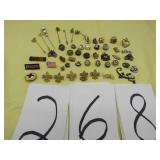LOT OF PINS, BOY SCOUT, ETC.