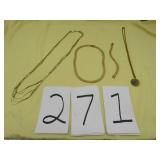 GOLD TONE NECKLACES