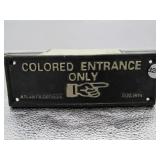 1934 BUS DEPOT SIGNS