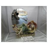 MOTHER ANGEL & BABY WITH MIRROR