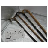 4) WALKING WOOD CANES