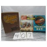 VINTAGE HOBBY TOY MOCASSIN KIT, & NOSTALGIA